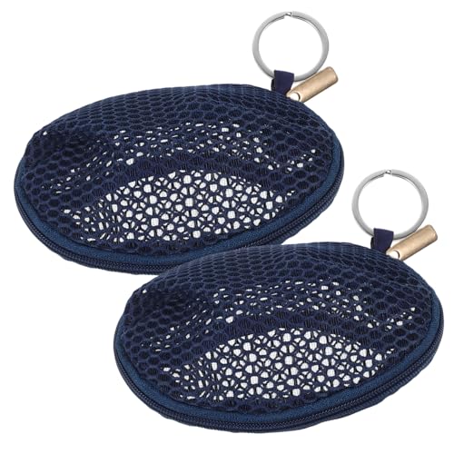 WOFASHPURET 2 Stück Netz Kulturbeutel Für Die Reise Tragbarer Netz Kulturbeutelhalter Transparente Make Up Tasche Aufbewahrungs Organizer Kompakte Extra Große Make Up Tasche Kosmetik von WOFASHPURET