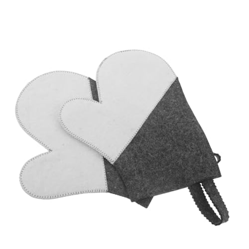 WOFASHPURET 2stücke Thermische Handschuhe Aus Filz Für Spa Und Dampfbad Atmungsaktiv Und Wärmeisolierend Komfortables Badezubehör Für Damen Und Erwachsene WOFASHPURET 2stücke Thermische Handschuhe Aus Filz Für Spa Und Dampfbad Atmungsaktiv Und Wärmeisolierend Komfortables Badezubehör Für Damen Und Erwachsene von WOFASHPURET