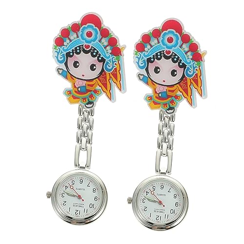 WOFASHPURET 2stücke Rund Nurse Watch Pocket Watch Strapazierfähige Dekorative Uhr Für Krankenschwestern Und Ärzte Praktisches Accessoire Für Täglichen Einsatz Leicht Und Tragbar von WOFASHPURET