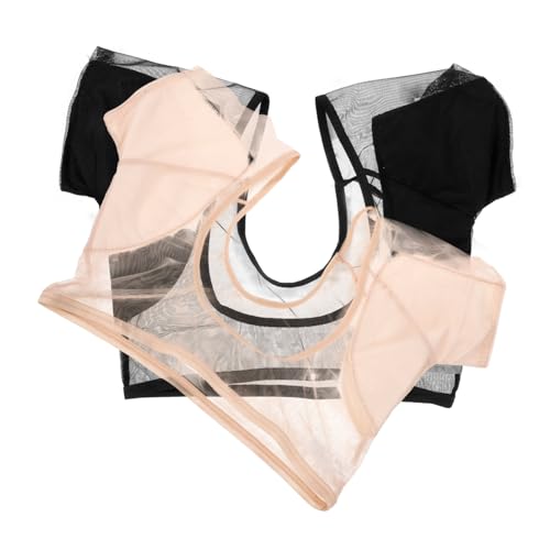 WOFASHPURET 2 Stück Ultradünne Atmungsaktive Achsel Schutzpads aus Chinlon Schweißabsorbierende Unterhemden für Damen Effektiver Schweißschutz Hautfreundlich und Komfortabel für Heiße von WOFASHPURET