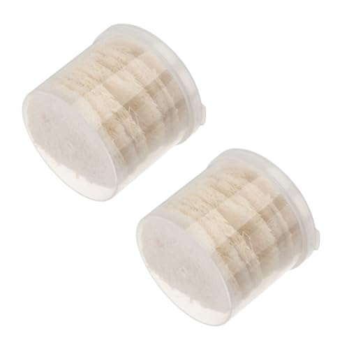 WOFASHPURET 20 Stück Rundes Gesichtsreinigungspad aus Natürlicher Luffa Sanftes Peeling und Make up Entferner Hautfreundlicher Wiederverwendbarer Reinigungsschwamm für Tägliche Gesichtspflege von WOFASHPURET