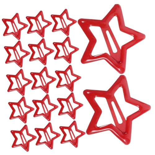 WOFASHPURET 20stücke Metall-haarspangen Mit Stern-motiv Kleine Schnapp-haarnadeln Für Erwachsene Und Frauen Haarstyling-tools Für Geburtstage Und Hochzeiten von WOFASHPURET