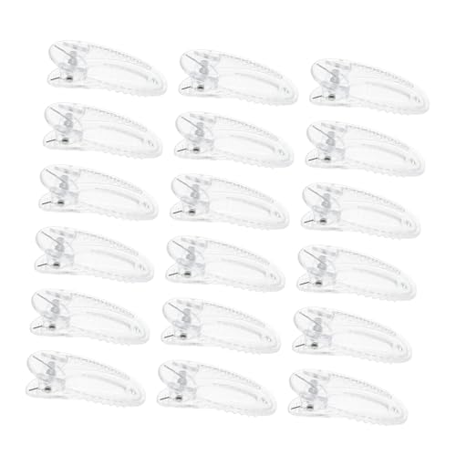 WOFASHPURET 20stücke Mini Haarklammern Für Junge Mädchen Transparente Krokodil-haarspangen Große Rutschfeste Clips Im Ovalen Design Für Schule Zuhause Und Partys von WOFASHPURET