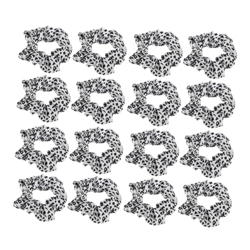 WOFASHPURET 20stücke Elastische Haargummis Im Kuh-print-tier-stil Haargummis Für Mädchen Pferdeschwanzhalter Modische Gummibänder Haar-accessoires von WOFASHPURET