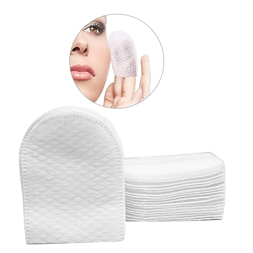 WOFASHPURET 240stücke U-förmige Wattepads Für Gesicht Make-up-entferner Und Hautpflege Einweg-kosmetikpads Mit Aufbewahrungsbox Wattepads Zum Auftragen Von Gesichtswasser Gel Und Lotion von WOFASHPURET