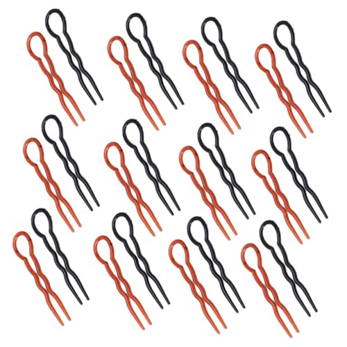 WOFASHPURET 24Stücke Teiliges U Förmiges Haarschmuck für Damen Stilvolle Haarnadeln für Langes Haar Einfach Anzuwenden für Frisuren Ergonomisches Design für Haarschmuck von WOFASHPURET