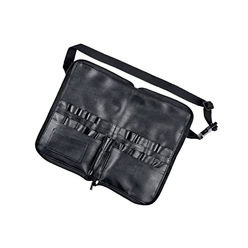 WOFASHPURET Schminkpinseltasche Aus Pu Für Reise Tragbare Kosmetiktasche Mit Aufbewahrungsröhren Für Make-up-Pinsel Puderquaste Lidschatten Und Kleine Make-up-Boxen von WOFASHPURET