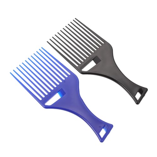 WOFASHPURET 2stücke Haarkamm Für Männer Ölkämme Haarkämme Zum Styling Praktische Kämme Für Verschiedene Frisuren Langlebige Materialien Kammgriff Zähne Reisen Arbeit Alltag von WOFASHPURET