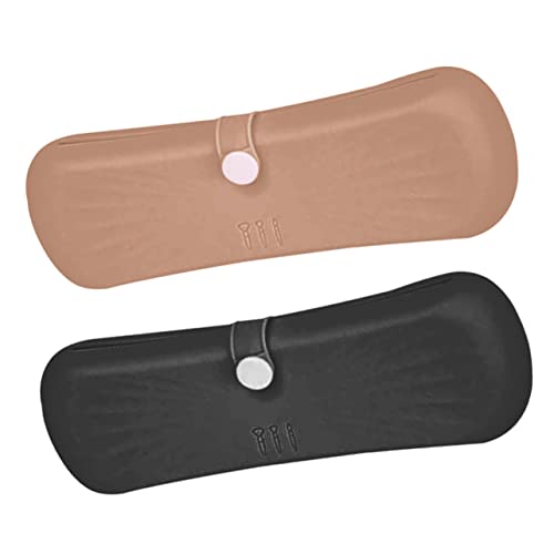 WOFASHPURET 2Stücke Kosmetik Pinselbeutel Teilig Tragbarer Make Up Pinsel Organizer aus Hochwertigem Große Kapazität für Bürsten und Make Up von WOFASHPURET