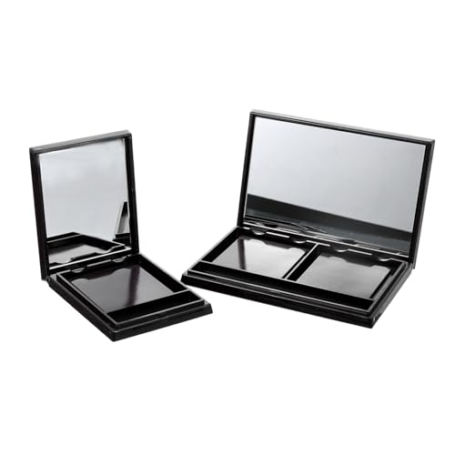 WOFASHPURET 2Stücke Leere Magnetische Lidschattenpalette DIY Kosmetik Organizer für Lippenstift und Puder Make Up Box für Unterwegs von WOFASHPURET