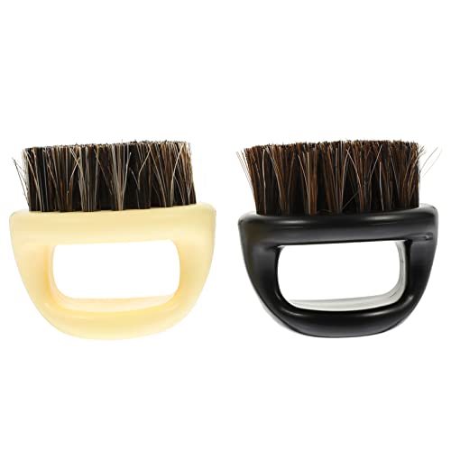 WOFASHPURET 2stücke Kamm Multifunktions-bartbürste Haarentfernungsbürste Bartkamm Für Männer Borstenbartbürste Bartbürste Barber Bürste von WOFASHPURET