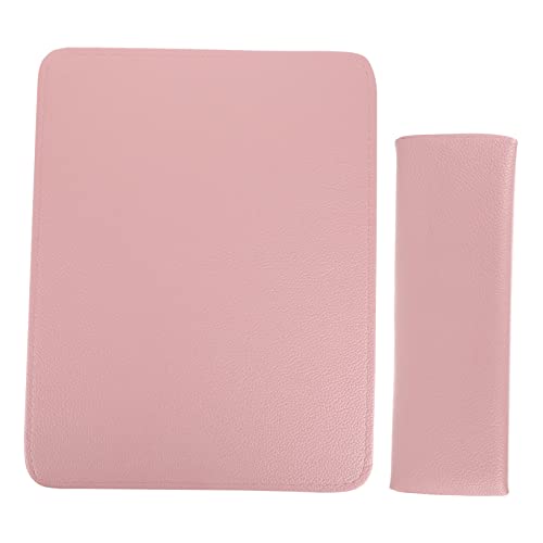 WOFASHPURET Maniküre Handauflage 2 Stück PU Leder Handgelenk Kissen Rutschfestes Nagel Kunst Handkissen für Nagelstudios Waschbar und Tragbar für Maniküre und Nagelpflege von WOFASHPURET