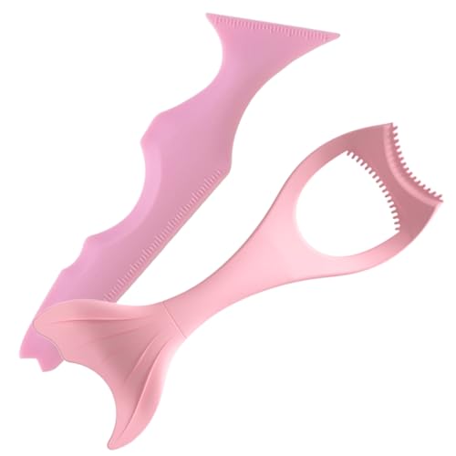 WOFASHPURET 2Stücke Silikon Eyeliner Schablonen für Multifunktionales Make Up Werkzeug für Eyeliner Augenbrauen und Lidschatten Einfach zu Reinigen Sanftes Material von WOFASHPURET