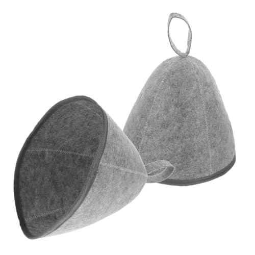 WOFASHPURET 2Stücke Unisex Saunahüte aus Dickem Filz für Sauna Rand Verhindern Überhitzung Bequem und Robust für Damen und Herren WOFASHPURET 2Stücke Unisex Saunahüte aus Dickem Filz für Sauna Rand Verhindern Überhitzung Bequem und Robust für Damen und Herren von WOFASHPURET