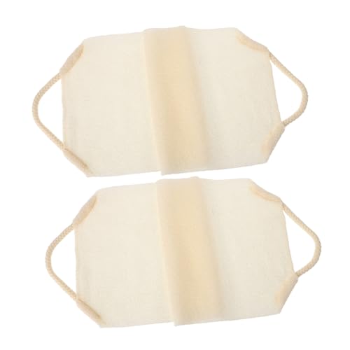 WOFASHPURET 2er-pack Peeling-badetücher Hautschrubber Rückenschrubber Für Frauen Übergroßes Waschtuch Dehnbares Design Für Den Familiengebrauch von WOFASHPURET