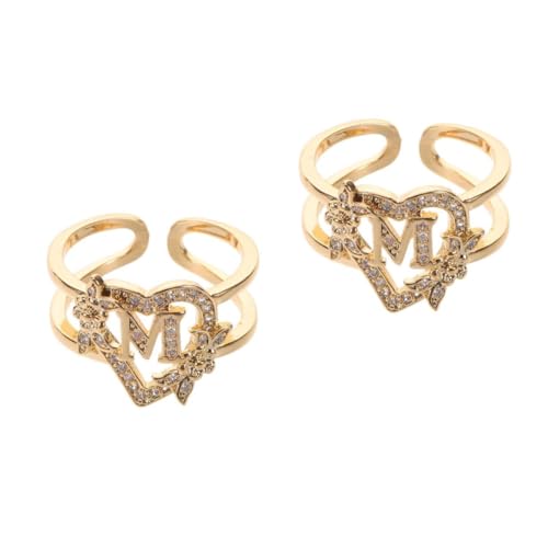 WOFASHPURET 2st Blumen-buchstabenring Daumenringe Reflektierende Schnürsenkel Make-up-ringlicht Mini-puppen Leichte Seilaufhänger Bierflaschenverschlüsse Nagelringe Mädchen Ringe Kupfer Golden WOFASHPURET 2st Blumen-buchstabenring Daumenringe Reflektierende Schnürsenkel Make-up-ringlicht Mini-puppen Leichte Seilaufhänger Bierflaschenverschlüsse Nagelringe Mädchen Ringe Kupfer Golden von WOFASHPURET