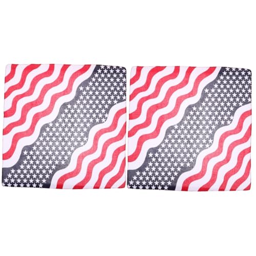 WOFASHPURET 2stücke American Flag Stirnband Patriotisches Accessoire Für Unabhängigkeitstag Und Vielseitig Einsetzbar Für Und Feiern von WOFASHPURET