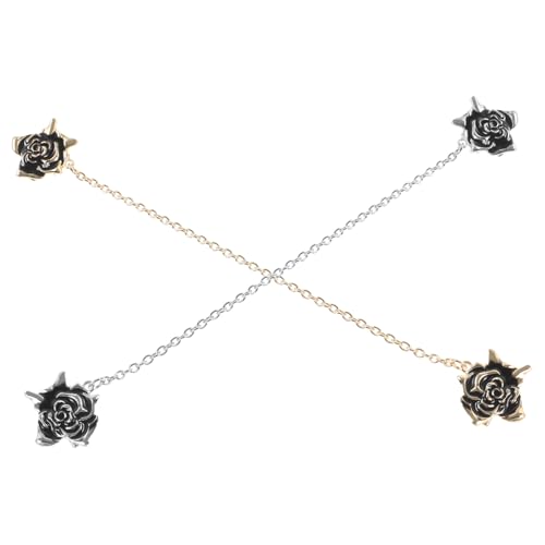 WOFASHPURET 2stücke Pullover-clips Für Frauen Kleiderbrosche Brosche Für Kleidung Kleiderclip Geburtstagsdekoration Kragenkette Cinch-clip Strickjackenclip Schalclip Hemdclip Passende von WOFASHPURET