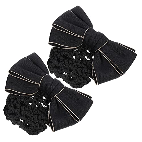WOFASHPURET 2stücke Haarnetz Haarspange Snood Damen Haar-accessoire Haar Clip Bun Abdeckung Net Professionelle Für Täglichen Gebrauch von WOFASHPURET