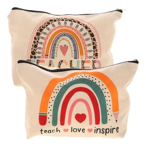 WOFASHPURET 2stücke Kosmetiktasche Mit Großem Fassungsvermögen Make-up-Organizer-Tasche Praktisch Und Langlebig Für Draußen Und Alltag Mit Reißverschluss Leicht Und Vielseitig Für von WOFASHPURET