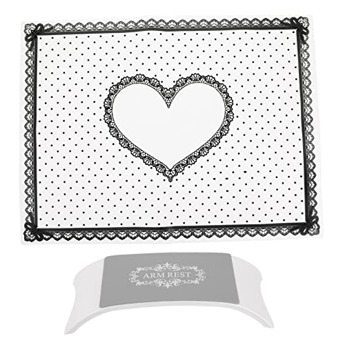 WOFASHPURET 2stücke Nagelkissen Handauflage Aus Silikon Maniküre Kissen Zum Waschen Mit Stücken Als Arm Handgelenk Rest Und Matte Für Nailart von WOFASHPURET