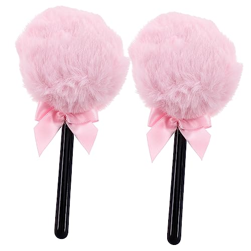 WOFASHPURET 2stücke Puderquaste Fürs Gesicht Lose Make-up-puderquaste in Lollipop-form Zum Fixieren Von Make-up Für Frauen Und Mädchen von WOFASHPURET