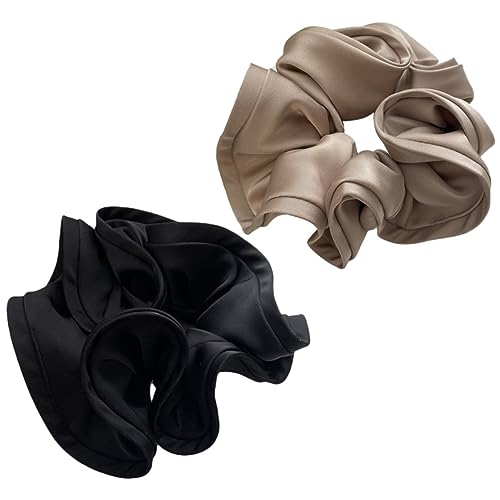 WOFASHPURET 2stücke Satin Seide Haargummis Scrunchies Für Damen Und Mädchen Elastische Haar-accessoires Haarreifen Zum Binden Von Pferdeschwanzhaltern Und Haarbändern Für Verschiedene Frisuren WOFASHPURET 2stücke Satin Seide Haargummis Scrunchies Für Damen Und Mädchen Elastische Haar-accessoires Haarreifen Zum Binden Von Pferdeschwanzhaltern Und Haarbändern Für Verschiedene Frisuren von WOFASHPURET