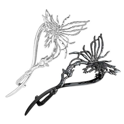 WOFASHPURET 2stücke Schmetterlings-haarspangen Für Damen Haarklammern Clip Haarhalter Für Frauen Und Mädchen Für Partys Und Festivals von WOFASHPURET