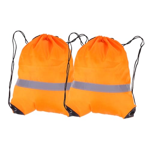 WOFASHPURET 2stücke Sporttaschen Mit Kordelzug Tragbare Rucksäcke Robuste Packsäcke Für Fitness Und Reisen Verschleißfeste Aufbewahrungstaschen Große Kapazität Für Einkäufe Und von WOFASHPURET