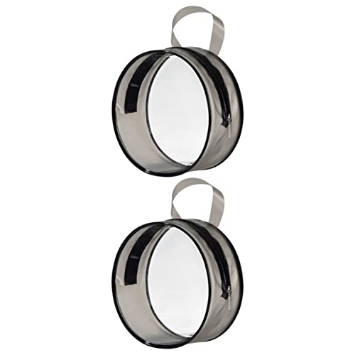 WOFASHPURET 2stücke Tragbare Transparente Kosmetiktaschen Große Kapazität Make-up Aufbewahrungstaschen Für Reisen Für Damen Und Unterwegs Leicht Und Langlebig von WOFASHPURET