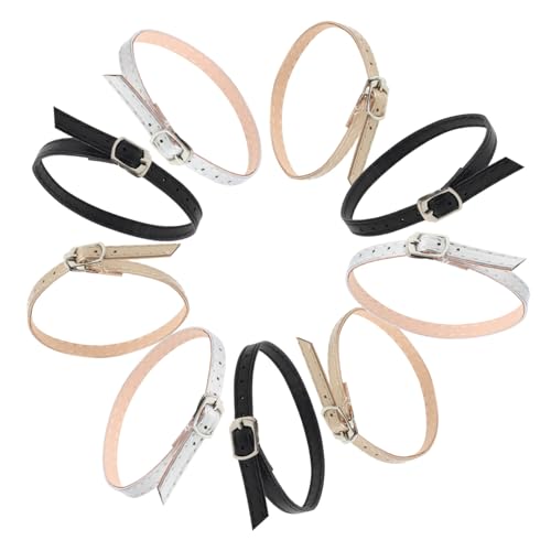 WOFASHPURET 3 Paare Verstellbare Pu Fußgelenkriemen für Damen High Heels Abnehmbare Rutschfeste Schuhbänder Komfortabel Modisch für Sandalen und Absatzschuhe Vielseitig Einsetzbar von WOFASHPURET