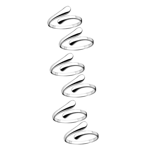 WOFASHPURET 3 Sätze Geometrischer Spaltring Schmuckset Verstellbarer Ring Offener Ring Offene Ringe Kleines Mädchen Klingelt Süßer Schmuck Für Teenager-mädchen Kupfer Silver 2 Stück * 3 WOFASHPURET 3 Sätze Geometrischer Spaltring Schmuckset Verstellbarer Ring Offener Ring Offene Ringe Kleines Mädchen Klingelt Süßer Schmuck Für Teenager-mädchen Kupfer Silver 2 Stück * 3 von WOFASHPURET