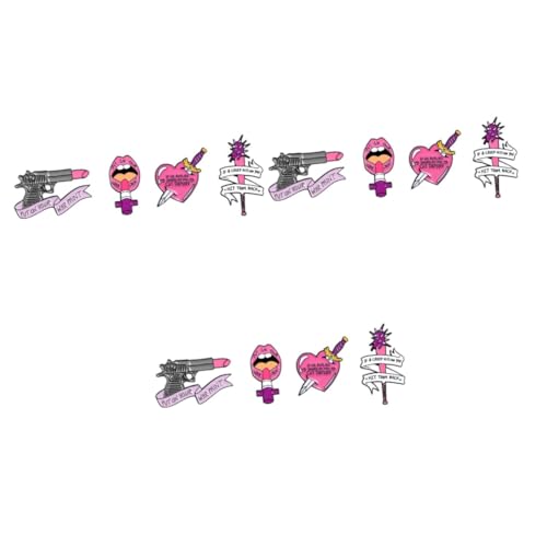 WOFASHPURET 12stücke Cartoon Lipstick Brosche Für Frauen Feministische Anstecknadeln Kreative Und Langlebige Kleidung Für Mode Taschen Schals Und Mehr WOFASHPURET 12stücke Cartoon Lipstick Brosche Für Frauen Feministische Anstecknadeln Kreative Und Langlebige Kleidung Für Mode Taschen Schals Und Mehr von WOFASHPURET