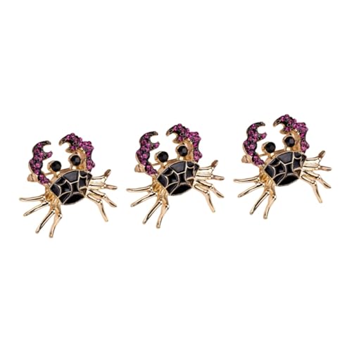 WOFASHPURET 3stücke Kreative Kleine Krebsspinne Brosche Für Frauen Einzigartiges Accessoire Für Jacken Taschen Und Schals Stilvoller Anstecker Für Jeden Anlass WOFASHPURET 3stücke Kreative Kleine Krebsspinne Brosche Für Frauen Einzigartiges Accessoire Für Jacken Taschen Und Schals Stilvoller Anstecker Für Jeden Anlass von WOFASHPURET