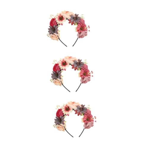WOFASHPURET 3 Stück Bunte Boho Haarreifen Damen Floral Stirnband aus Weichem Stoff Bequemer Blumenhaarschmuck für Party Hochzeit Festival Vielseitig Einsetzbar für Frauen WOFASHPURET 3 Stück Bunte Boho Haarreifen Damen Floral Stirnband aus Weichem Stoff Bequemer Blumenhaarschmuck für Party Hochzeit Festival Vielseitig Einsetzbar für Frauen von WOFASHPURET