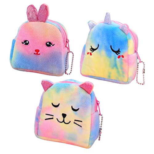 WOFASHPURET 3stücke Münzbeutel Für Junge Mädchen Bunte Kreative Geldbörsen Im Einhorn-Design Für Mädchen Langlebig Und Vielseitig Einsetzbar Für Parties Und Alltag von WOFASHPURET