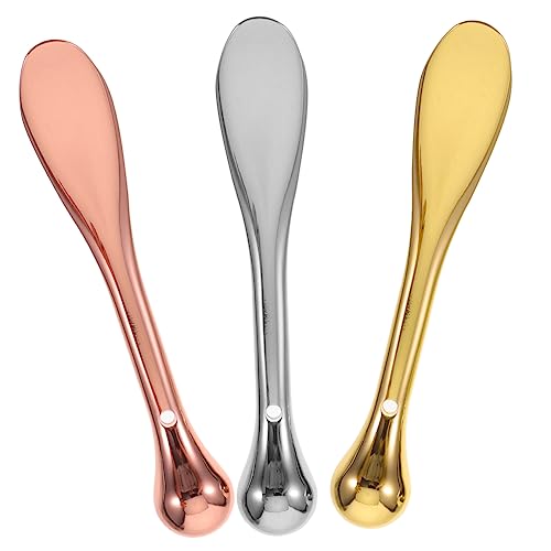 WOFASHPURET 3 Stück Kreativer Augenmassage Löffel aus Hautpflege Tool für Augencreme für Anwendung zu Hause Salon Lifting und Verbesserung von Schwellungen von WOFASHPURET