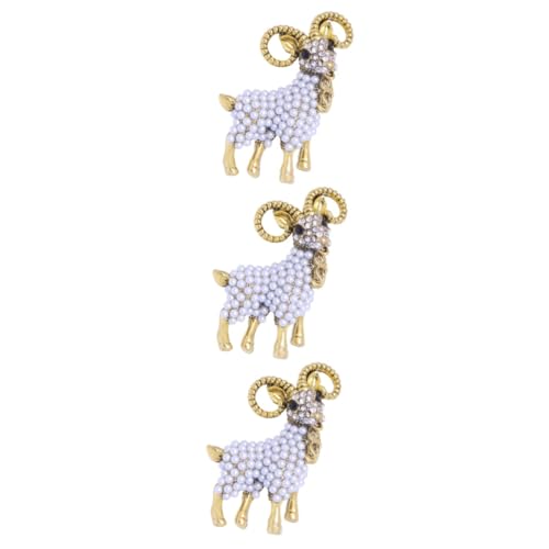 WOFASHPURET 3 Stück Schaf Brosche Broschennadel Frauen Brosche Anstecknadel Für Rucksäcke Strass-brosche Kleidung Brosche Pin-ästhetik Perlennadel Perlen-schaf-brosche Imitationsperlen WOFASHPURET 3 Stück Schaf Brosche Broschennadel Frauen Brosche Anstecknadel Für Rucksäcke Strass-brosche Kleidung Brosche Pin-ästhetik Perlennadel Perlen-schaf-brosche Imitationsperlen von WOFASHPURET