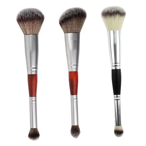 WOFASHPURET 3 Stück Teiliges Double Head Augen Make Up Pinselset Lidschatten und Blush Pinsel mit Rotem Holzgriff Kompakt Tragbar Kosmetik Tool für Damen und Anfänger WOFASHPURET 3 Stück Teiliges Double Head Augen Make Up Pinselset Lidschatten und Blush Pinsel mit Rotem Holzgriff Kompakt Tragbar Kosmetik Tool für Damen und Anfänger von WOFASHPURET