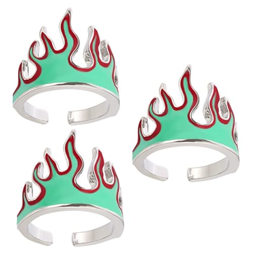 WOFASHPURET 3 Teilige Goldene Halskette Mit Ringen Fidget Ringgrößenmesser Fingerringe Flammenring Fingernagelringe Damen Gefälschte Hand Verstellbare Ringe Für Frauen Paar WOFASHPURET 3 Teilige Goldene Halskette Mit Ringen Fidget Ringgrößenmesser Fingerringe Flammenring Fingernagelringe Damen Gefälschte Hand Verstellbare Ringe Für Frauen Paar von WOFASHPURET