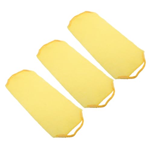WOFASHPURET 3stücke Rücken Schrubber Mit Peeling-handtuch Tragbarer Körperpeeling-handtuch Mit Griffen Für Schultern Und Effektive Reinigung Hautreizung von WOFASHPURET