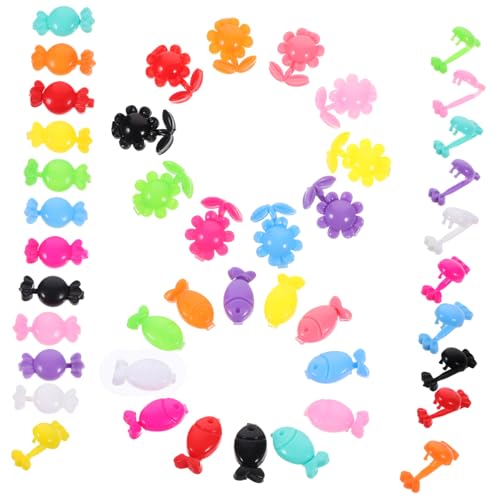 WOFASHPURET 300St Haarspange Candy Fish Clip kleine Haarspangen für Frauen Kawaii-Haar-Accessoires Haar Klammern Kurzhaar-Accessoires Meerjungfrau Kopfbedeckung Stift Haarschmuck Plastik von WOFASHPURET