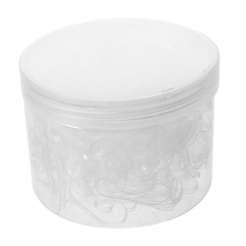 WOFASHPURET 300stücke Elastische Haargummis Für Junge Mädchen Pro Pack Transparent Weich Und Hochelastisch Als Frisurenbänder Für Mini-zöpfe Pferdeschwanzhalter Und Haare Für von WOFASHPURET