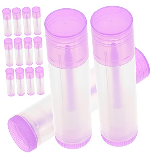 WOFASHPURET 30 Stücke Leere Lippenstift Rohre 5g Selbstgemacht Lip Balm Container Wiederverwendbare Lipgloss Hülsen für Lippenpflege Tragbare Lippenbalsambehälter für Unterwegs von WOFASHPURET