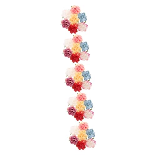 WOFASHPURET 35 Stück Pfingstrosen Haarnadel Strand Haarspangen Hochzeitsbrosche Sommer Haarspangen Böhmische Haarnadel Haarnadel Haarschmuck Zarte Haarspange Polyester von WOFASHPURET