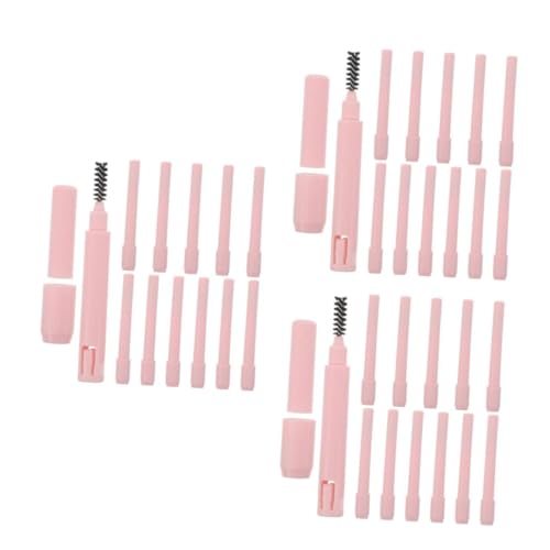 WOFASHPURET 36 Stck. Teiliges Augenbrauenstift Verlängerer mit Integriertem Pinsel Verstellbarer Dual-end Stifthalter für Präzises Formen Passend Fester Sitz und Einfache Reinigung von WOFASHPURET