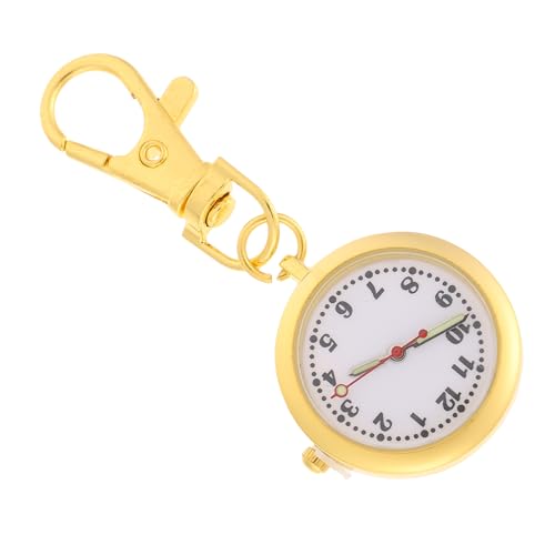 WOFASHPURET 3stücke Clip-Uhr Mit Schlüsselanhänger Tragbare Taschenuhr Für Pflegeberufe Einfach Zu Befestigen Für Reisen Und Alltag von WOFASHPURET