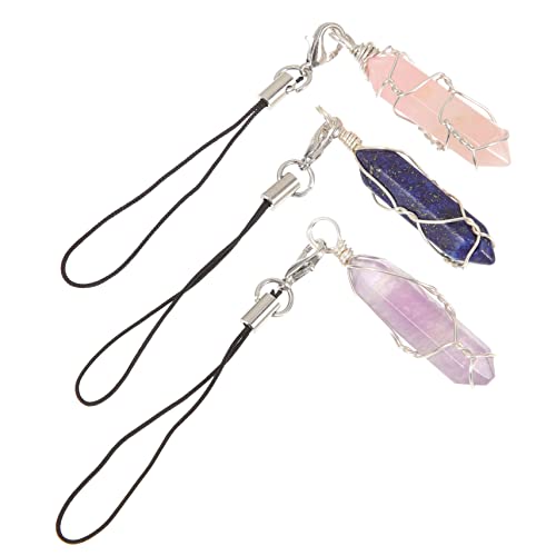 WOFASHPURET Schlüsselanhänger-Set Mit Kristallen Und Steinen Für Zuhause Büro Autodekorationen von WOFASHPURET