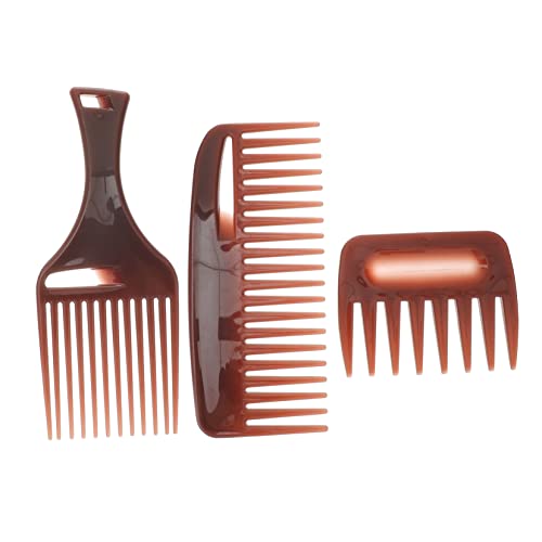 WOFASHPURET 3stücke Breiter Zahnkamm Aus Abs-material Für Haarschneidekamm Und Entwirrungskamm Als Haarschneidekamm Für Männer Und Frauen von WOFASHPURET