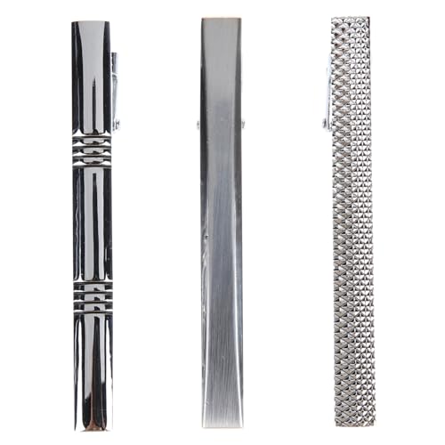 WOFASHPURET 3stücke Krawattenclip Für Herren Business Krawattenzubehör Aus Haltbarem Legierungs-material Für Anzüge Hemden Formelle Anlässe von WOFASHPURET